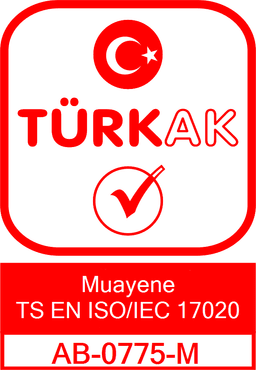 TÜRKAK AB-0775-M · TS EN ISO/IEC 17020 Muayene